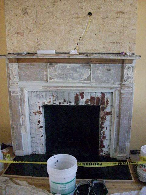 BLACK GRANITE HEARTH INSTALLED